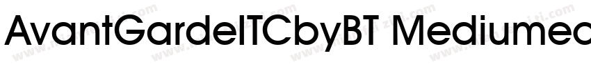 AvantGardeITCbyBT Mediumeot字体转换